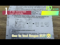 Ce-van de het HOLns1 Snel Test van het Knokkelkoortsantigeen het Serumplasma van Kit Cassette For Whole Blood