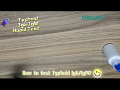 15 minuten Tyfus Rapid Test Kit Feces Serum Plasma Monster Salmonella Typhi Antigen Test